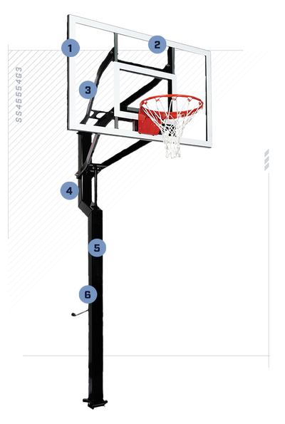 Goalsetter All Star in-ground basketball hoop